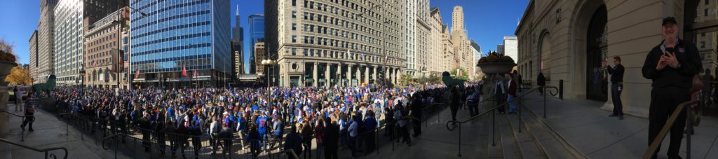 Millions gathered for the Cubs parade