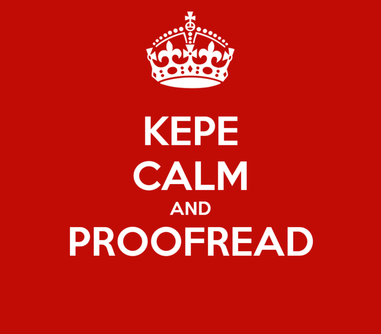Proofreading tips