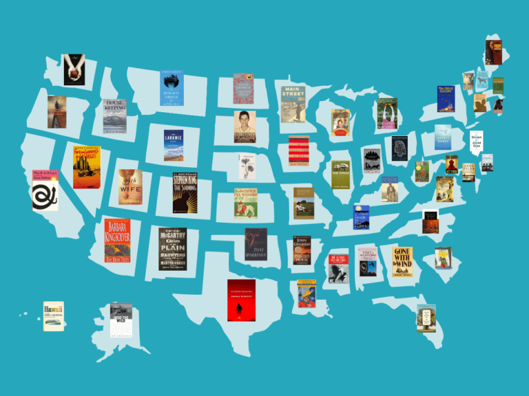 Most famous books set in each state