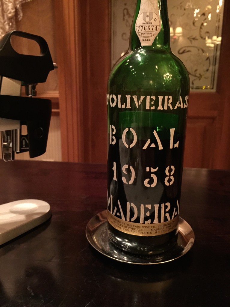 a great bottle of Madiera